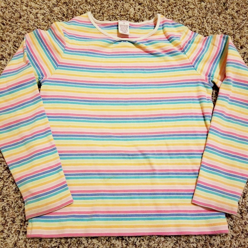 Gymboree long sleeve multicolor shirt Girls size 9